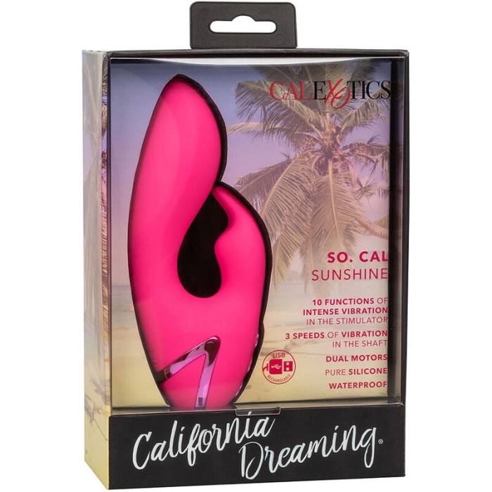 CALIFORNIA EXOTICS - ASSIM. CAL SUNSHINE VIBRADOR COELHO FÚCSIA POR CALIFORNIA DREAMING