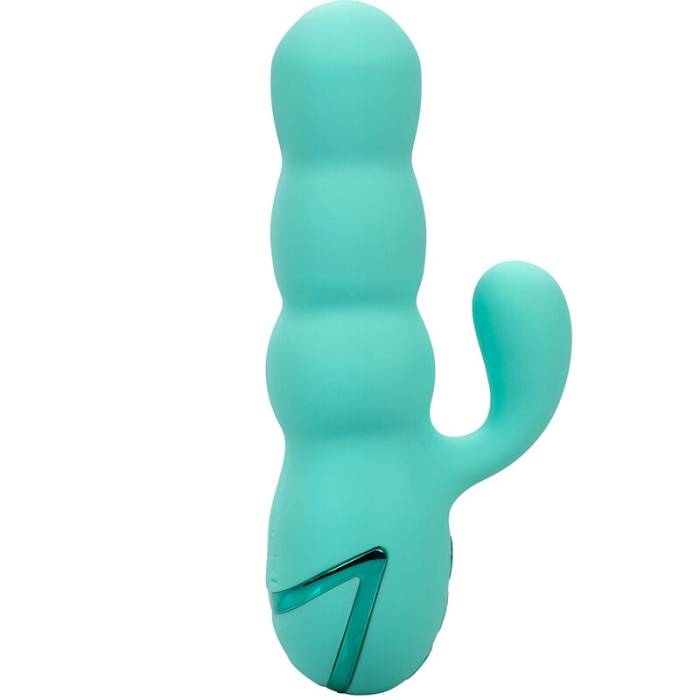 CALIFORNIA EXOTICS - VIBRADOR DEL MAR DIVA RABBIR AQUA GREEN POR CALIFORNIA DREAMING