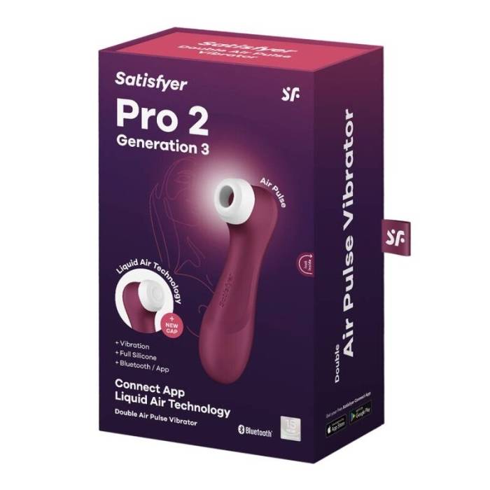 SATISFYER PRO 2 GENERACI N 3 - VINHO TINTO  BLUETOOTH &  APP