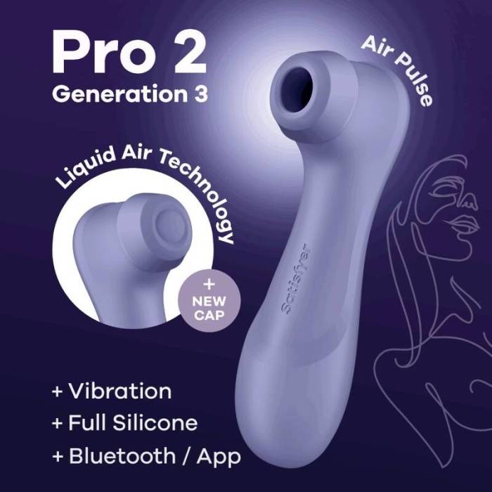 SATISFYER PRO 2 GENERACIÓN 3 - LILAC  BLUETOOTH &  APP