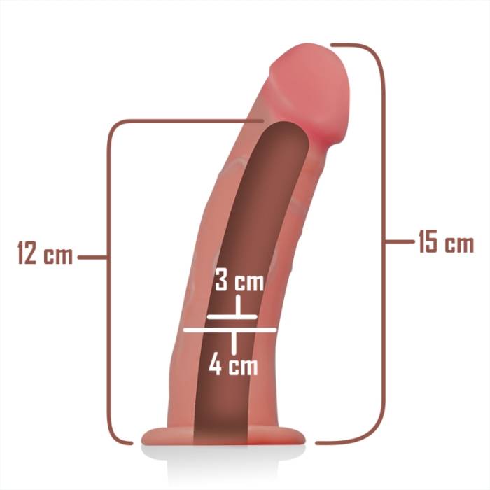 INTENSE - HOLLOW STRAP-ON EXTENDER 16 X 3 CM