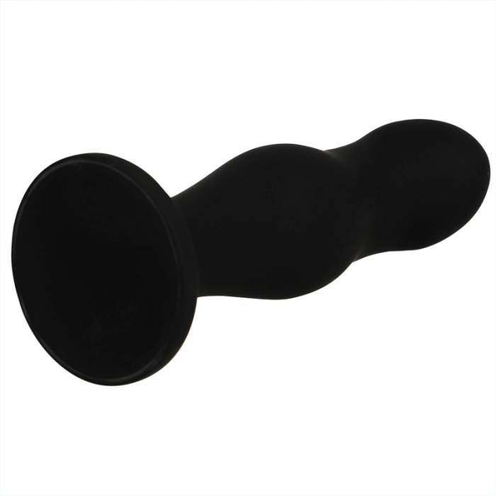 BLACK&SILVER - SEAN ANAL PLUG PREMIUM SILICONE BLACK