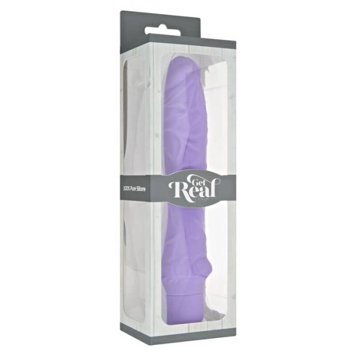 GET REAL - CLÁSSICO GRANDE VIBRADOR ROXO