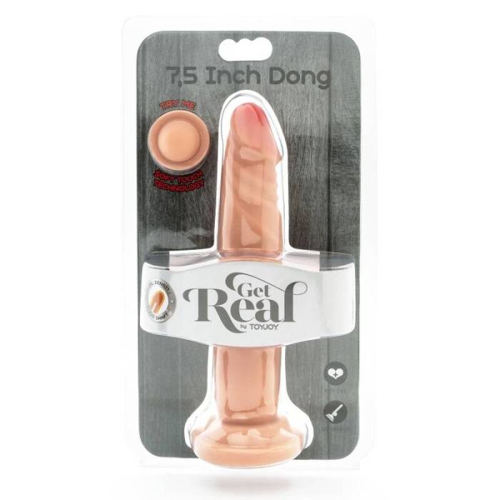 CAIA NA REAL - DUPLA DENSIDADE DONG 19 CM SKIN