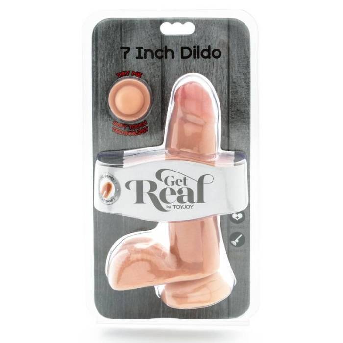 CAIA NA REAL - DILDO DE DUPLA DENSIDADE BOLAS DE 12 CM PELE