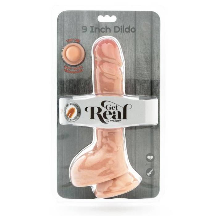 CAIA NA REAL - DILDO DE DUPLA DENSIDADE BOLAS DE 25,5 CM PELE