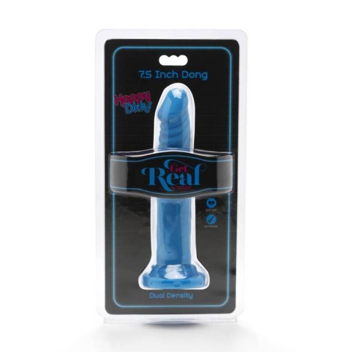 Caia na Real - HAPPY DICKS DONG 19 CM AZUL