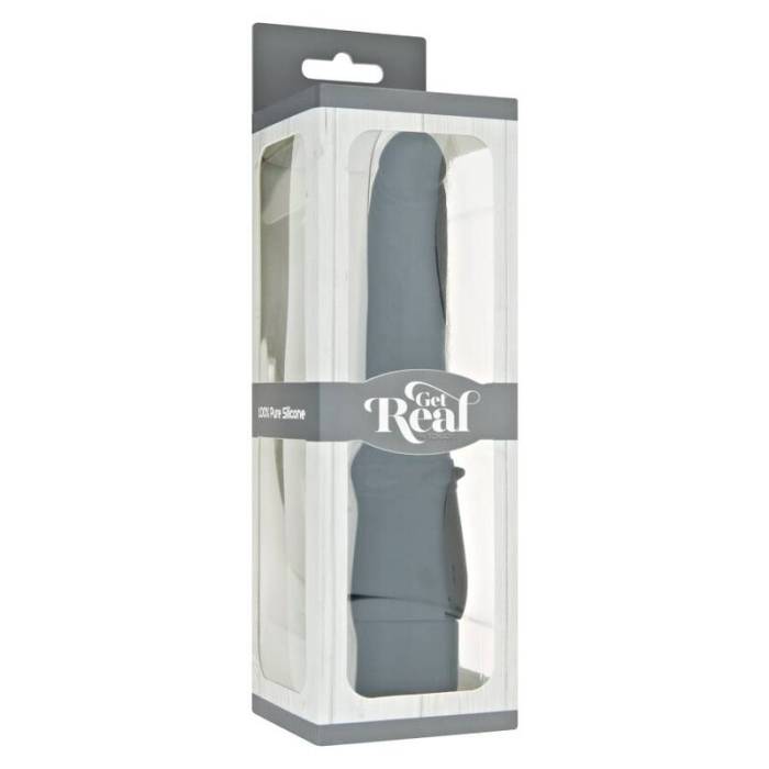GET REAL - VIBRADOR LISO CLÁSSICO PRETO