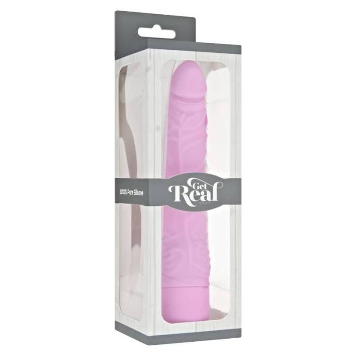 GET REAL - VIBRADOR SLIM CLÁSSICO ROSA