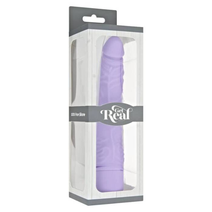 GET REAL - VIBRADOR SLIM CLÁSSICO ROXO