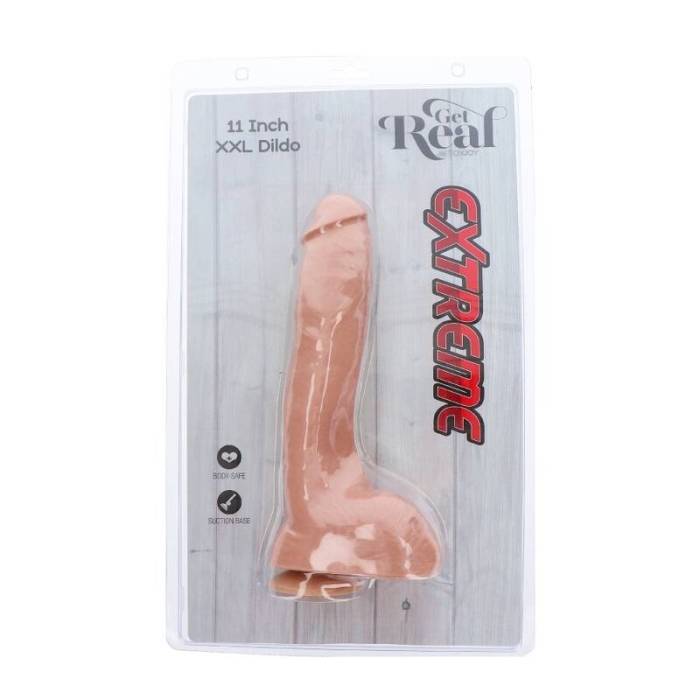 CAIA NA REAL - DILDO EXTREME XXL 28 CM PELE