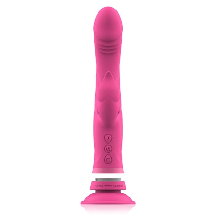 INTENSE - JULIO VIBRATOR RABBIT SILICONE PINK
