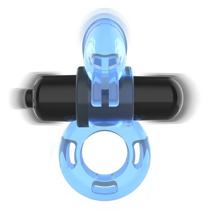 INTENSE - FRY RECHARGEABLE AND VIBRATING RING BLUE