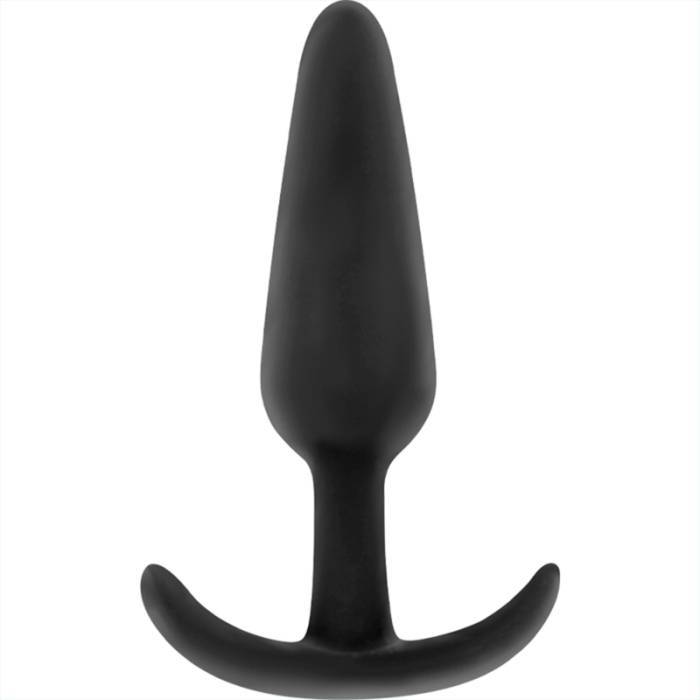 BLACK&SILVER - KAEL SILICONE LOOP ANAL PLUG SIZE M