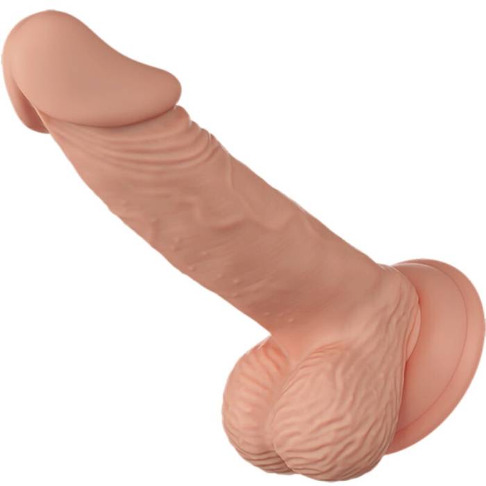 BELO ENCONTRO ZEBULON REALÍSTICO E FLEXÍVEL DILDO 19,4 CM - CARNE