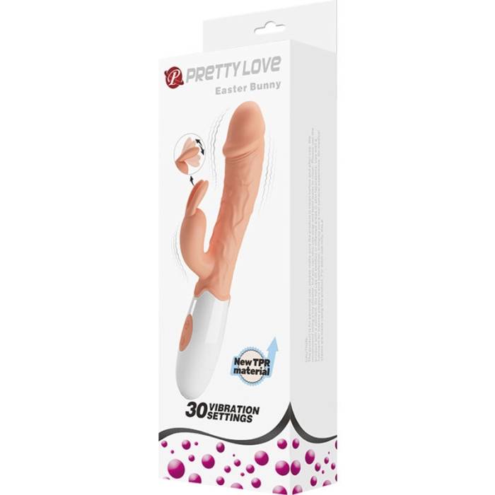 PRETTY LOVE - VIBRADOR COELHO DA PÁSCOA COM ESTIMULADOR