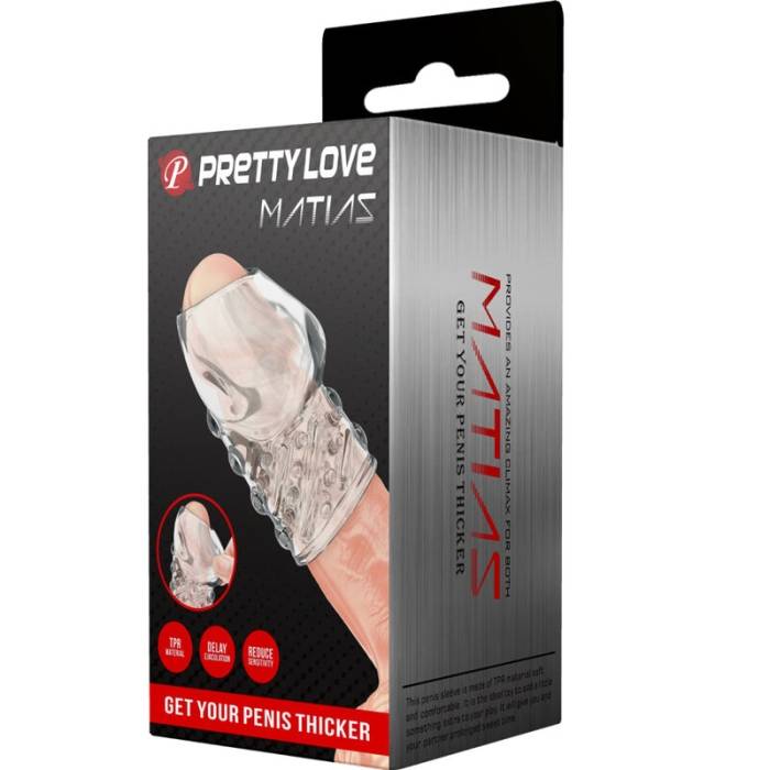 PRETTY LOVE - MATIAS PÊNIS MAIS ESPESSO TRANSPARENTE
