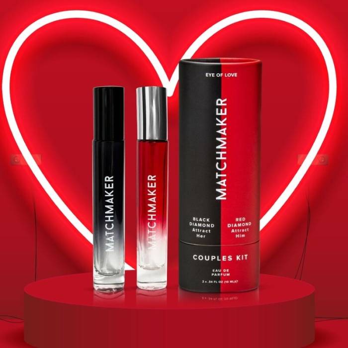 OLHO DO AMOR - CONJUNTO DE 2 PEÇAS FEROMONIA PARA CASAIS ATRAIR ELA E ELE 20 ML