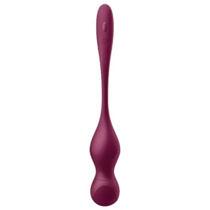 SATISFYER - LOVE BIRDS VARY BOLAS VIBRATÃRIAS APLICATIVO GRATUITO VINHO TINTO