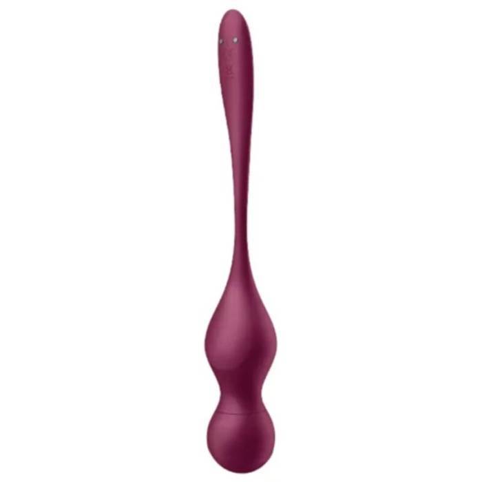 SATISFYER - LOVE BIRDS VARY BOLAS VIBRATÃRIAS APLICATIVO GRATUITO VINHO TINTO