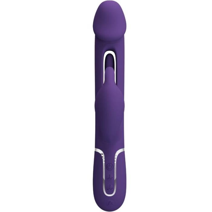 PRETTY LOVE - VIBRADOR COELHO DEJON 3 EM 1 MULTIFUNO AQUA VERDE