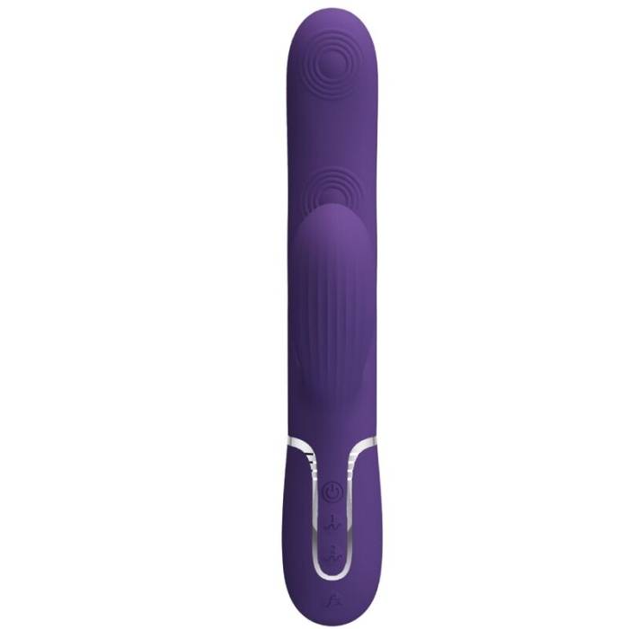PRETTY LOVE - VIBRADOR PERLITA G-SPOT 3 EM 1 MULTIFUNO ROXO