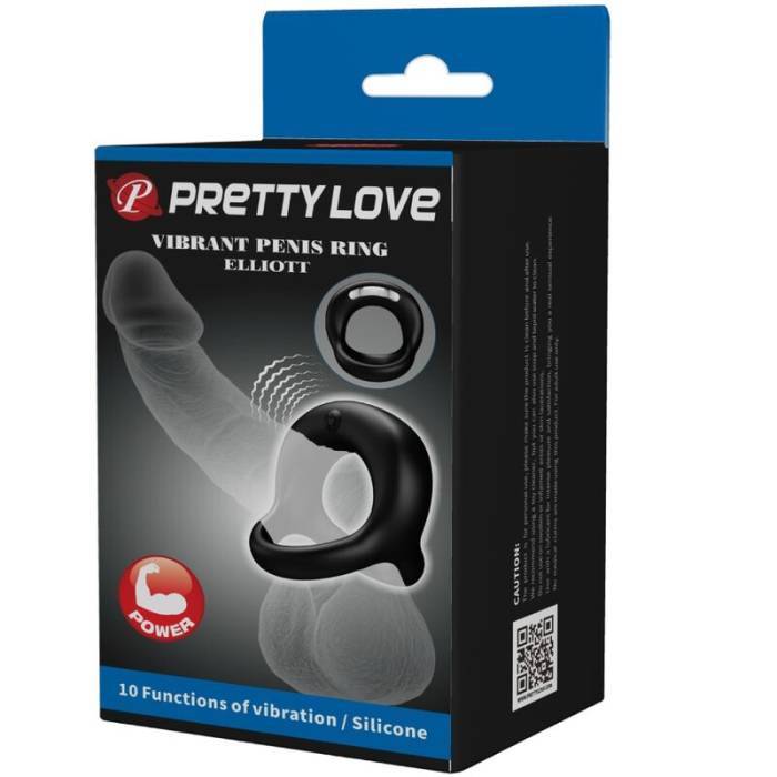 PRETTY LOVE - ELLIOTT ANEL VIBRATÃRIO PRETO