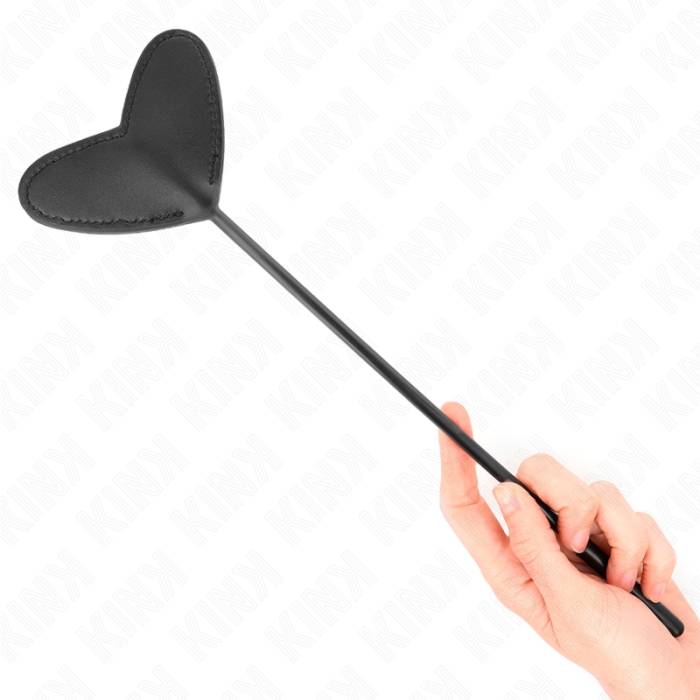 KINK - PALETA EM FORMA DE CORAÃÃO PRETO 33 X 10 CM