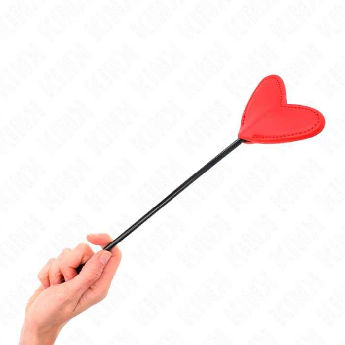 KINK - PALETA FORMA DE CORAÃÃO VERMELHO 33 X 10 CM