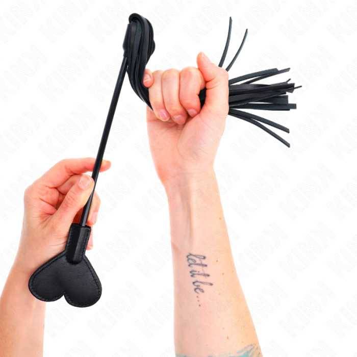 KINK - GAMA CHICOTE COM PANDEL CORAÃÃO 35 CM