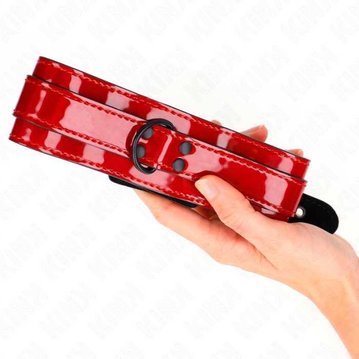 KINK - COLAR AJUSTÃVEL VINHO TINTO 37,5-49,5 CM X 5 CM