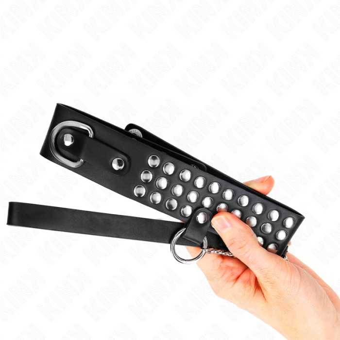 KINK - COLAR COM ALÃA 65 CM COM BRILHANTE AJUSTÃVEL 37-42 CM X 5,3 CM