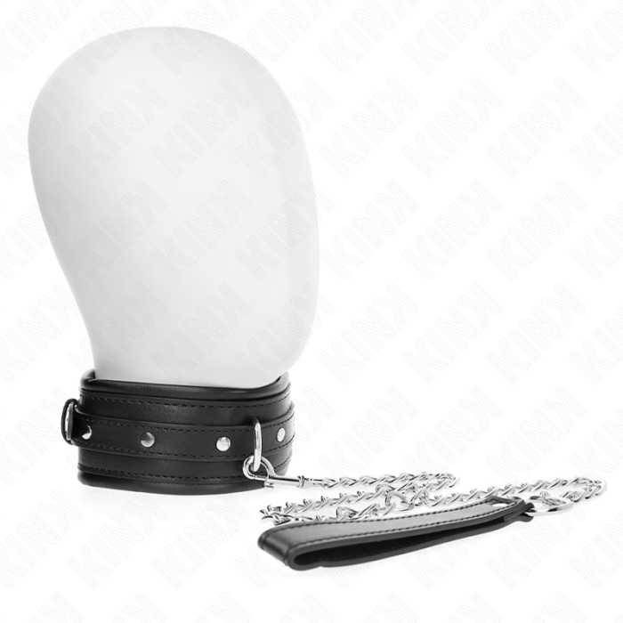 KINK - COLAR COM ALÃA DE FIVELA BRILHANTE 65 CM 48,5 CM X 5,3 CM