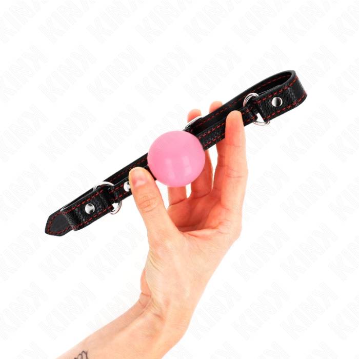 KINK - BOLA OURO ROSA 4 CM MORDAÃA 60 x 2 CM
