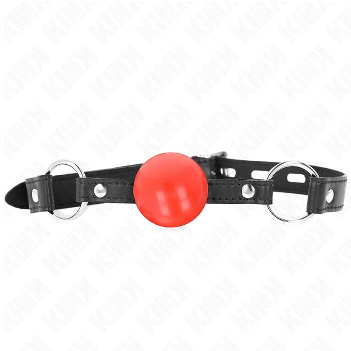 KINK - BOLA TPE VERMELHA MORDAÃA 4 CM 60 x 2 CM