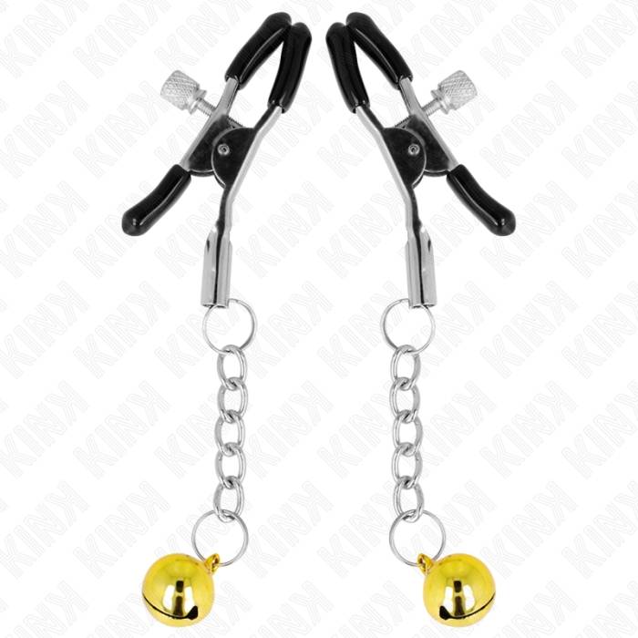 KINK - PINÃAS PINGENTE JINGLE BELL DOURADA 6 CM