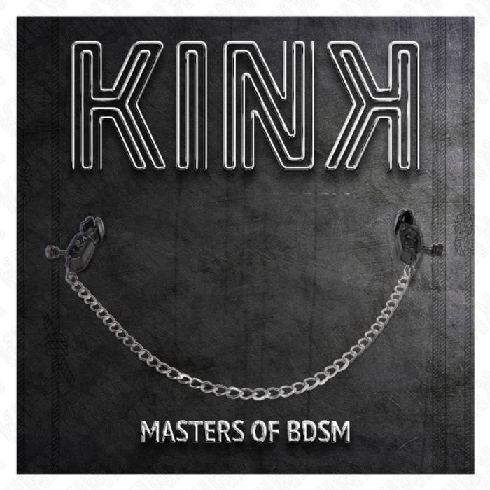 KINK - PINÃAS DE CORRENTE PLANA PRATA 30 CM