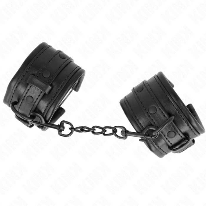KINK - PUNHOS PRETOS AJUSTÃVEIS 20-30 CM X 6 CM