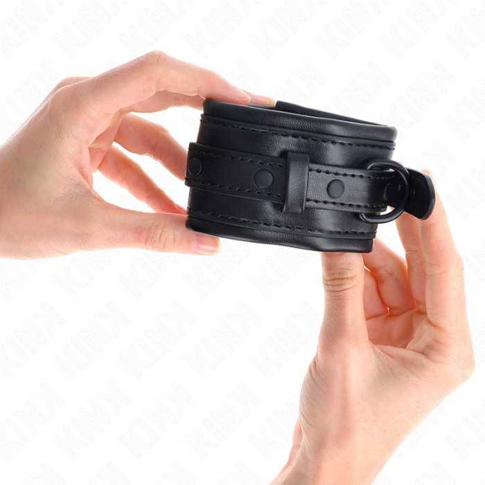 KINK - PUNHOS PRETOS AJUSTÃVEIS 20-30 CM X 6 CM