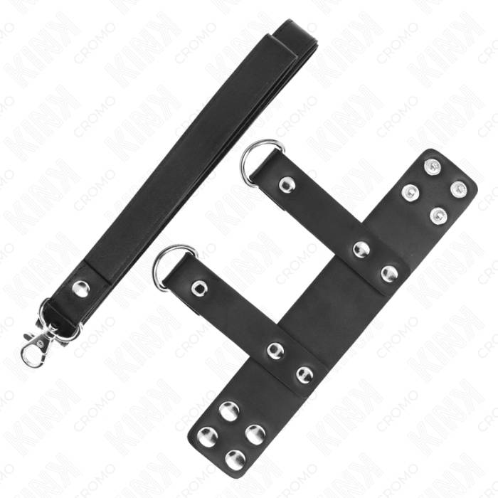 KINK - ANEL PARA PÃNIS COM TIRA DE COURO AJUSTÃVEL