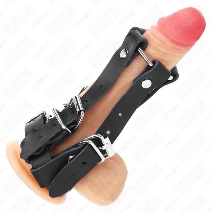 KINK - ANEL PARA PÃNIS COM VÃRIAS TIRAS AJUSTÃVEIS