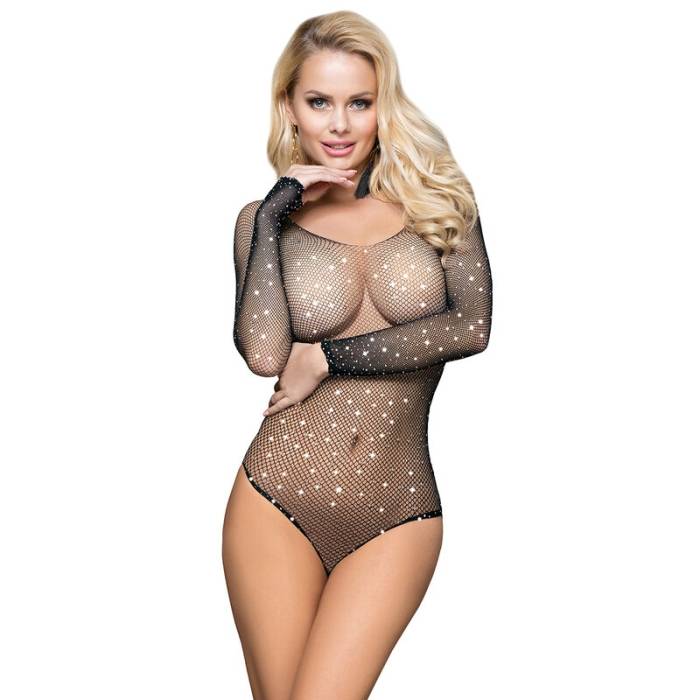 SUBBLIME - BODYSTOCKING DE REDE AR...