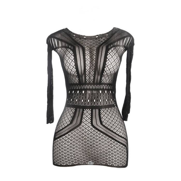 SUBBLIME - 951931 VESTIDO CURTO DE REDE COM COSTAS NUA TAMANHO ÃNICO