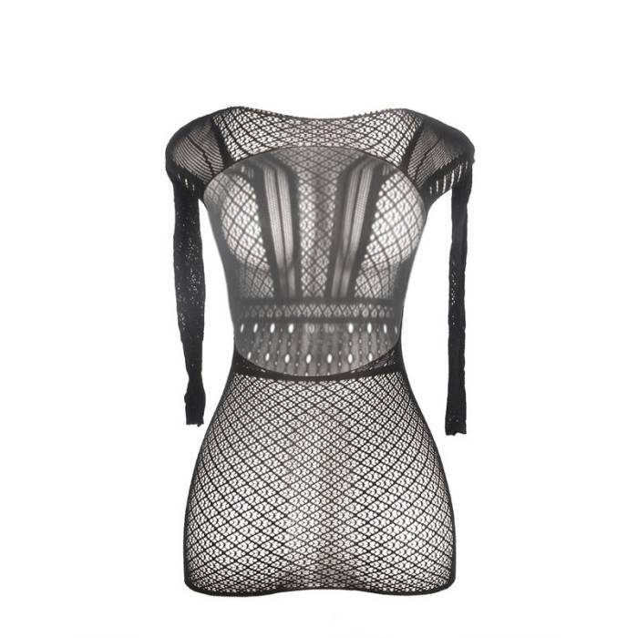 SUBBLIME - 951931 VESTIDO CURTO DE REDE COM COSTAS NUA TAMANHO ÃNICO