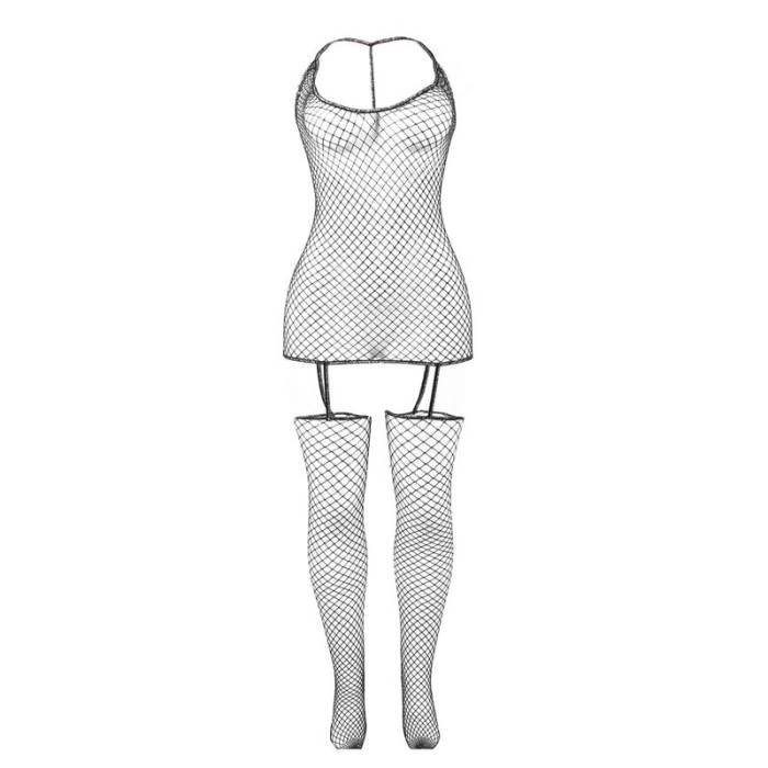 SUBBLIME - 951955 BODYSTOCKING DE REDE ARRASTO BRILHANTE TAMANHO ÃNICO