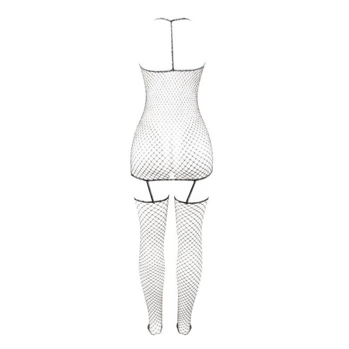 SUBBLIME - 951955 BODYSTOCKING DE REDE ARRASTO BRILHANTE TAMANHO ÃNICO