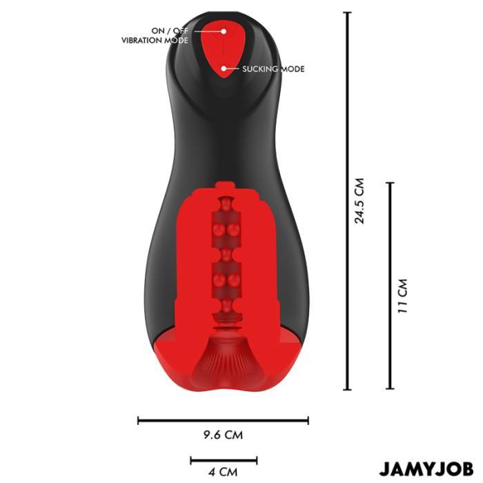 JAMYJOB - MASTURBADOR AUTOMÃTICO CORE-X 5 MODOS DE SUCÃÃO E VIBRAÃÃO