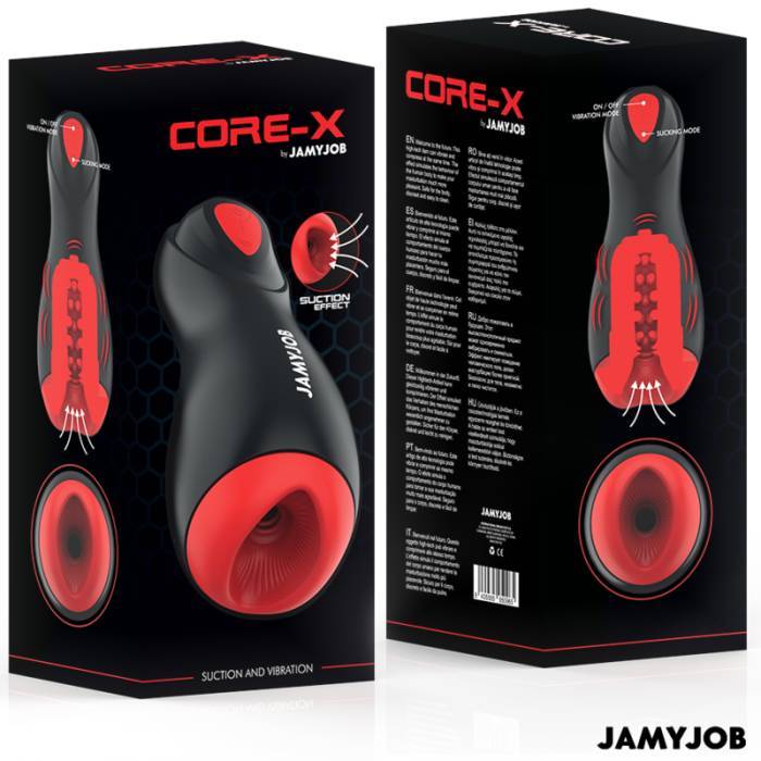 JAMYJOB - MASTURBADOR AUTOMÃTICO CORE-X 5 MODOS DE SUCÃÃO E VIBRAÃÃO