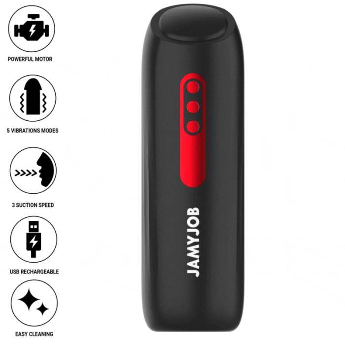 JAMYJOB - MASTURBADOR AUTOMÃTICO PHANTOM VAGINA 5 MODOS DE SUCÃÃO E IMPULSO