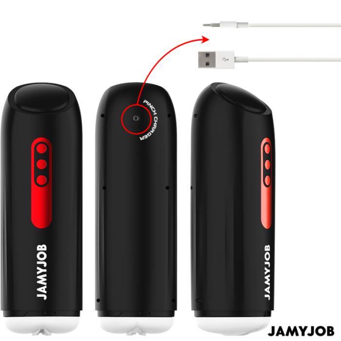 JAMYJOB - MASTURBADOR AUTOMÃTICO PHANTOM VAGINA 5 MODOS DE SUCÃÃO E IMPULSO